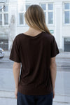 BASERANGE Classic Bamboo Fiber Bamboo Cotton Loose T-shirt Series Collection Round Neck Bottoming Shirt France BAS-TOLO-BL-000-TACTILE